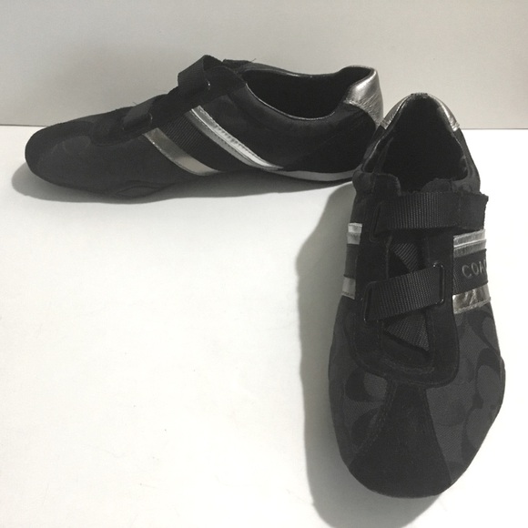 Coach Jenney Signature fabric and leather sneakers - Picture 3 of 11